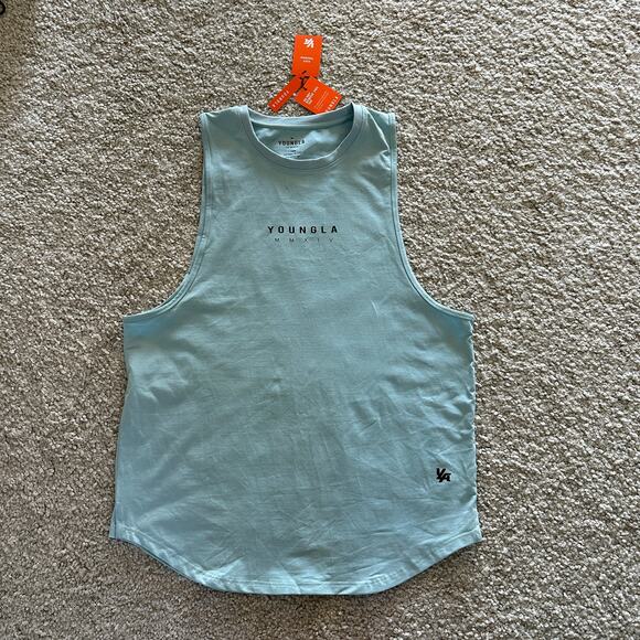 Men's YoungLA  MuscleTank, XL  NWT, SkyBlue - Picture 1 of 8